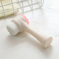 Double Sided Facial Cleansing Brush | Soft Silicone and Bristle Face Scrubber for Daily Cleansing