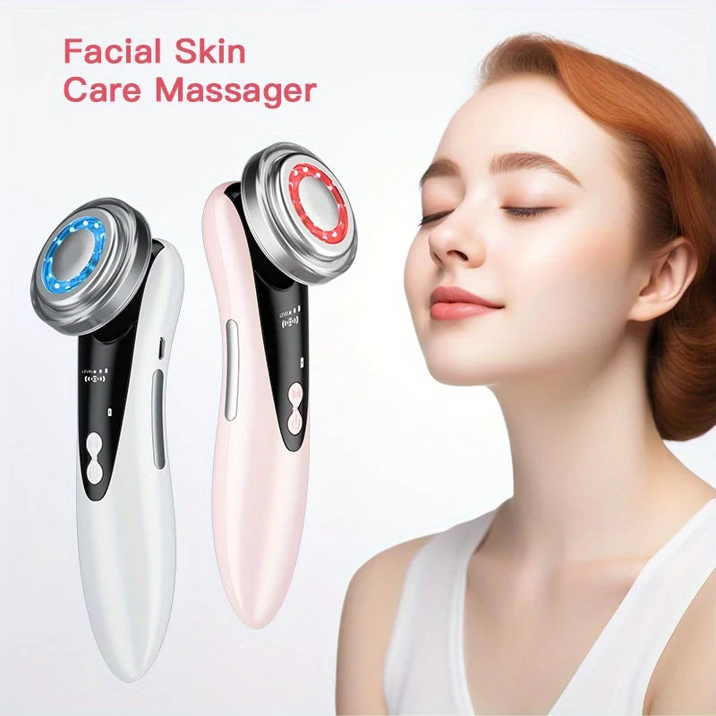 EMS Facial Massage Device | Rechargeable At Home Skincare Tool with Multiple Modes